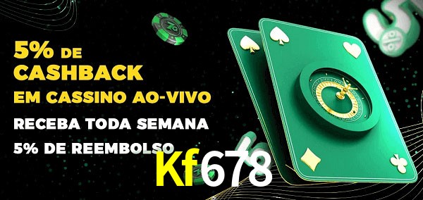 Promoções do cassino ao Vivo Kf678